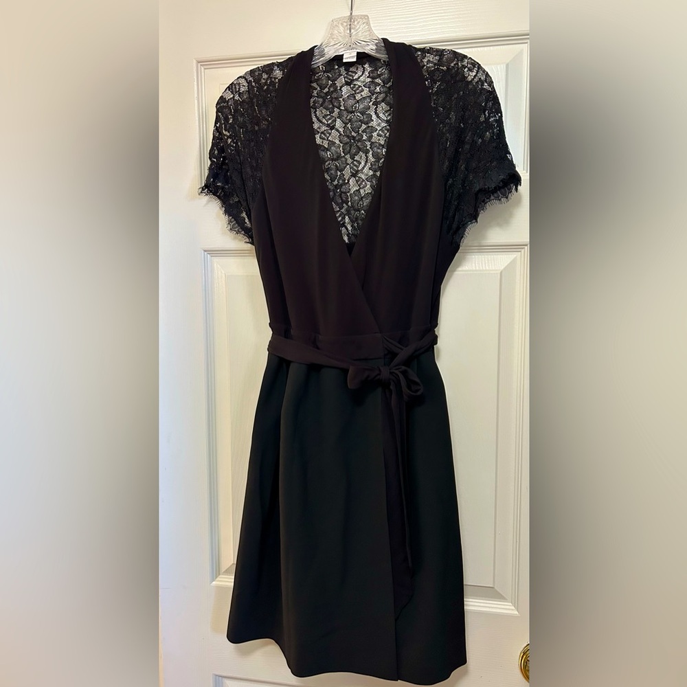 DVF Elizabeth Lace Wrap Dress